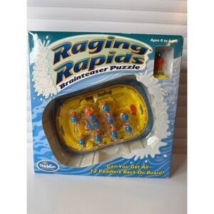 ThinkFun Raging Rapids Brain Teaser Puzzle Board Game 2003 New Sealed